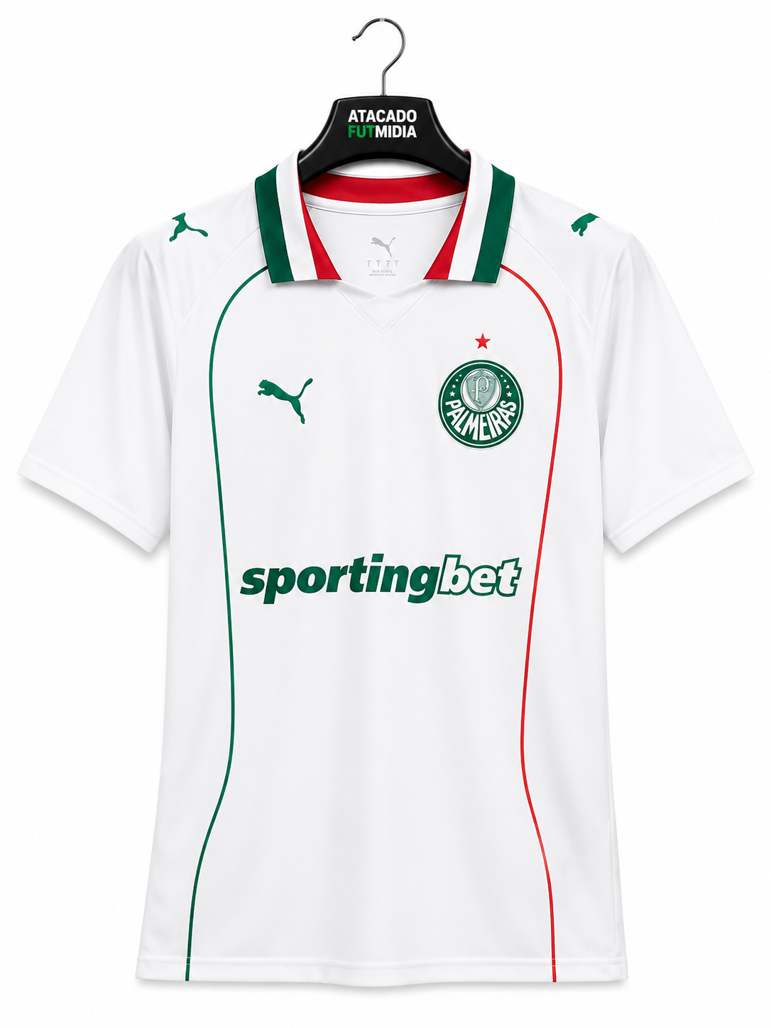 Camisas Palmeiras 2026/27 Puma Masculino - Branco