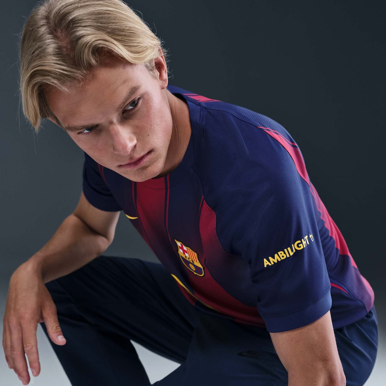 Camisa Barcelona I 25/26 Nike Stadium Masculina