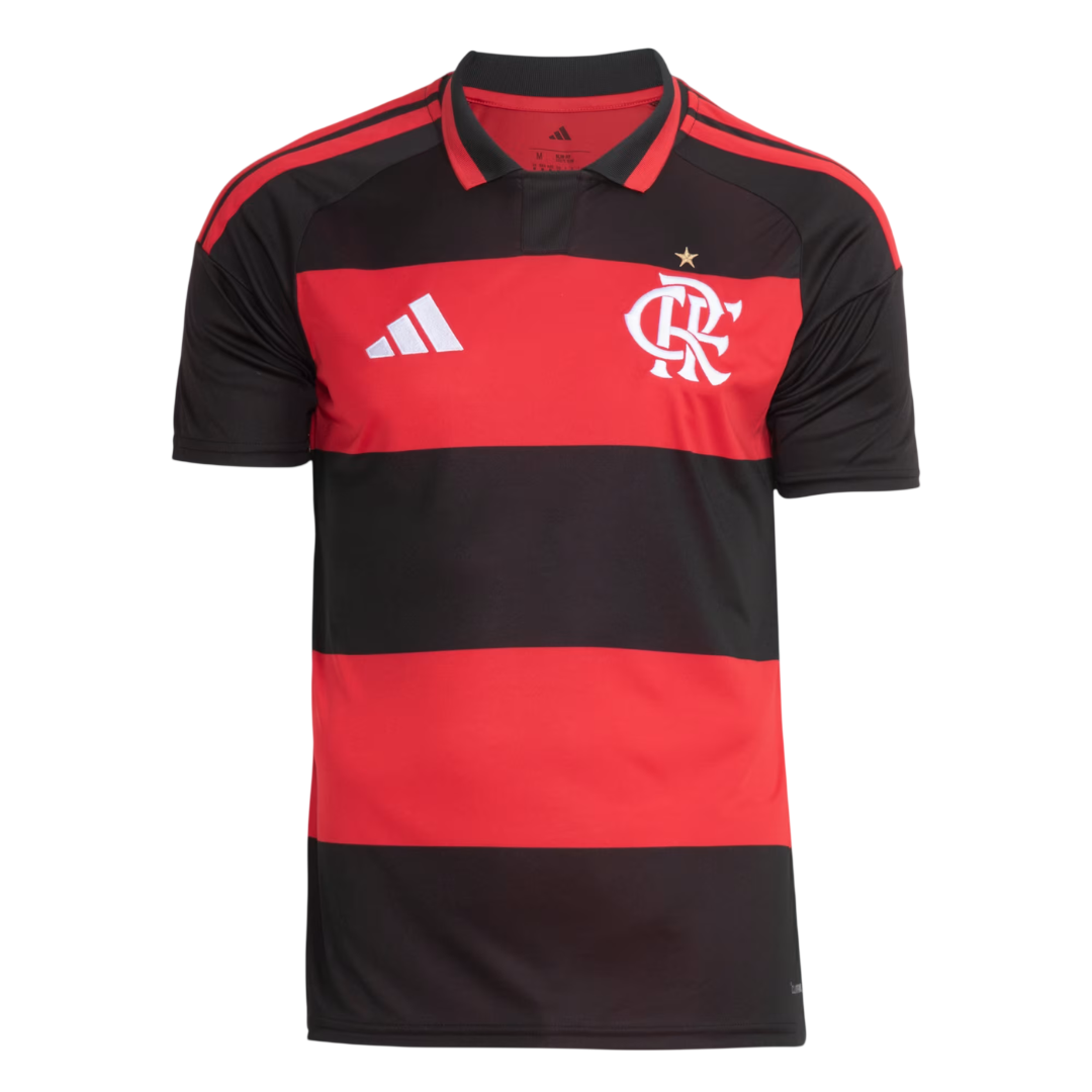 Camisa Adidas Flamengo 2026/27 Torcedor Masculino - Vermelho