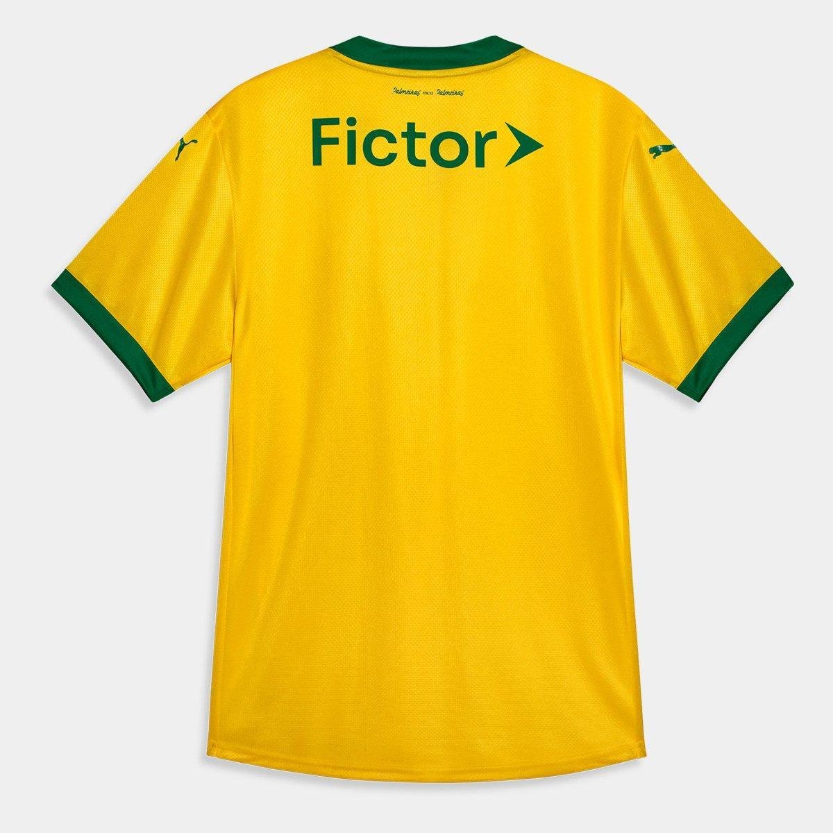 Camisa Palmeiras III 25/26 Home Masculina - Amarela