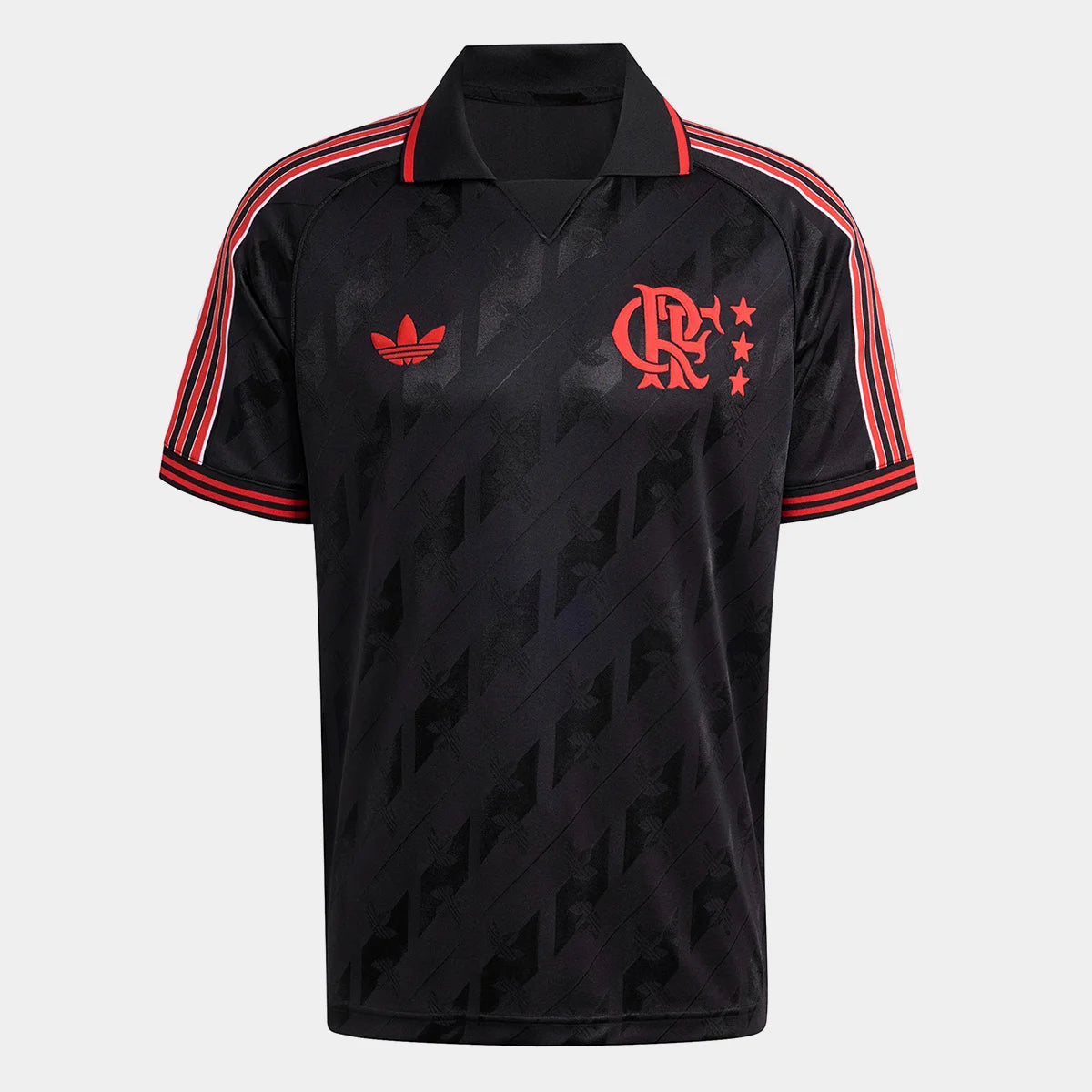 Camisa Flamengo Lifestyler 25/26 Adidas Masculina - Preto