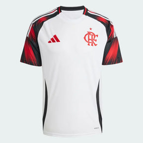 Camisa Flamengo II 25/26 Torcedor Adidas Feminina - Branco