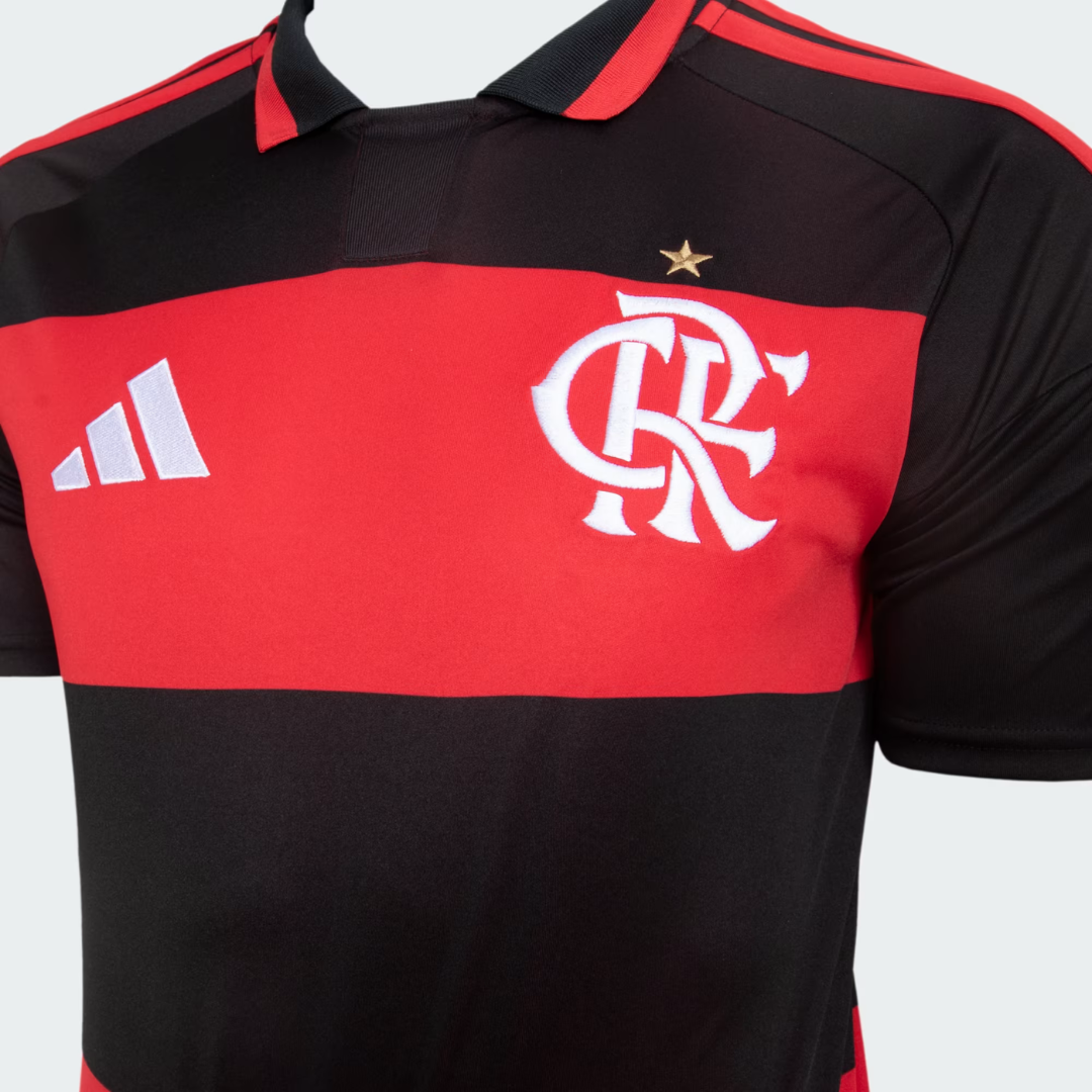 Camisa Adidas Flamengo 2026/27 Torcedor Masculino - Vermelho