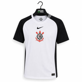 Camisa Corinthians I 2025/26 Torcedor Feminina - Branco