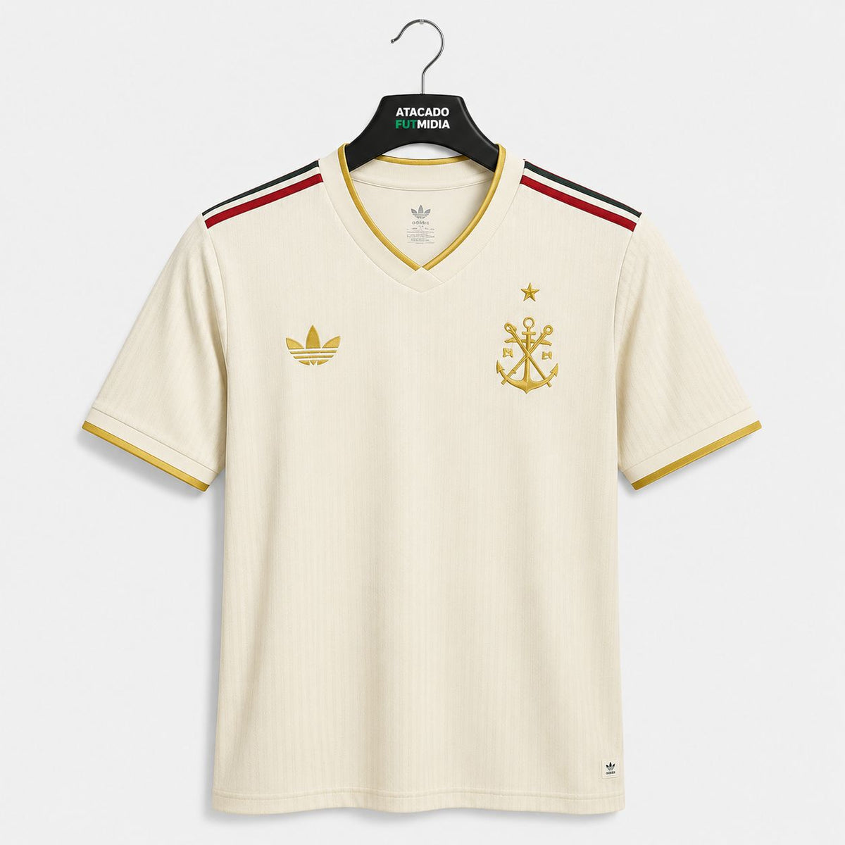 Camisa Adidas Flamengo III 25/26 Torcedor - Bege