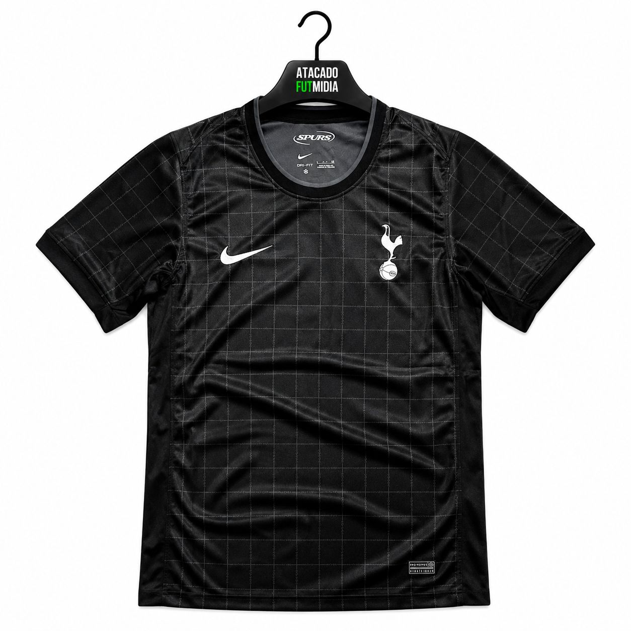 Camisa Tottenham 25/26 All Black Torcedor Masculino