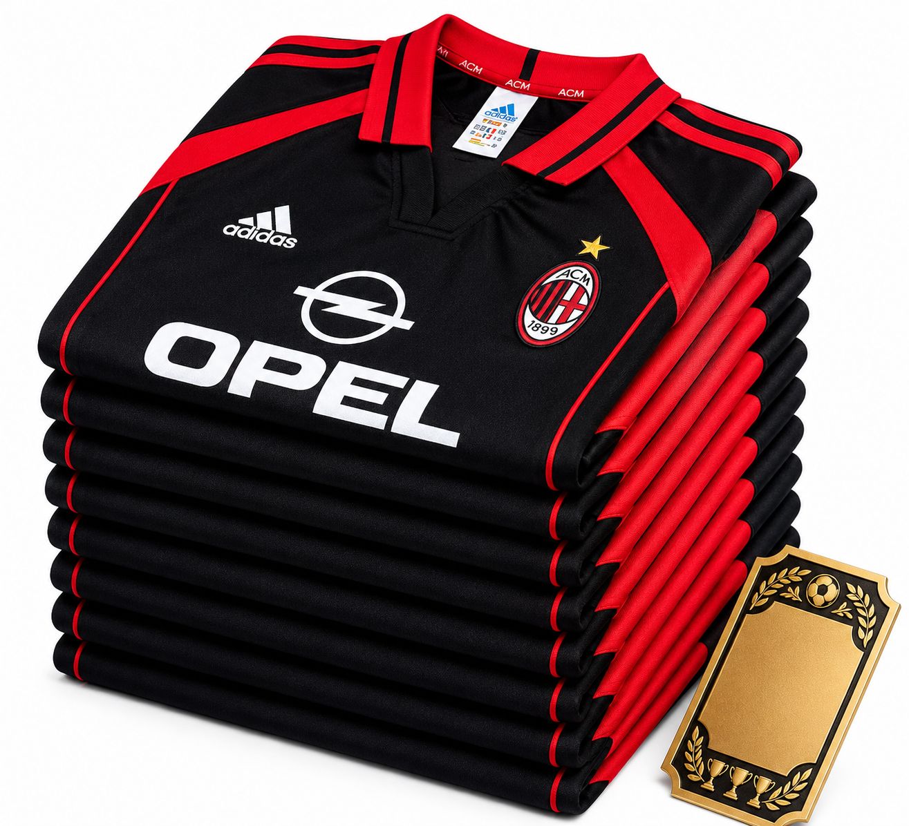 Grade Fechada 12 Peças - Retrô AC Milan 2000