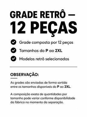 Grade Fechada 12 Peças - Brasil Retrô 1994